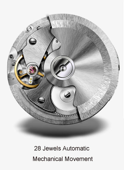 Luxury Brand Switzerland LOBINNI Perpetual Calendar Seagull Automatic Mechanical Men's Watches Sapphire Multi-function L13019-11