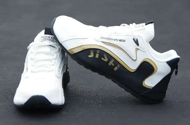 Miesten PU-nahkaiset vedenpitävät lenkkarit, rennot urheilukengät, kevyet, hengittävät, tasapohjaiset, luistamattomat tenniskengät, Zapatillas Hombre