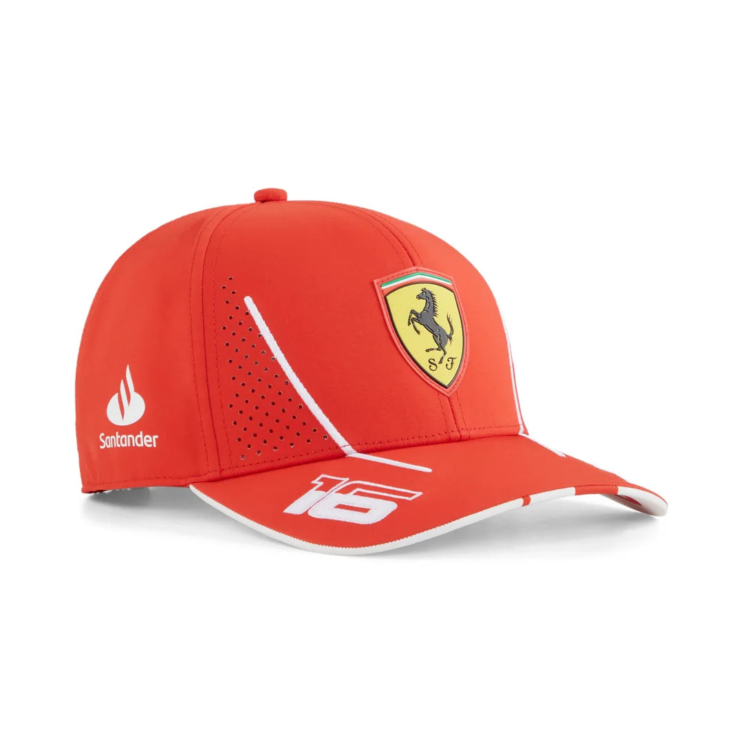 2025 Ferrari Monza Special Edition Blue Hat, 24 Year Leclerc 16 Hat, 25 Year Chinese GP Hat