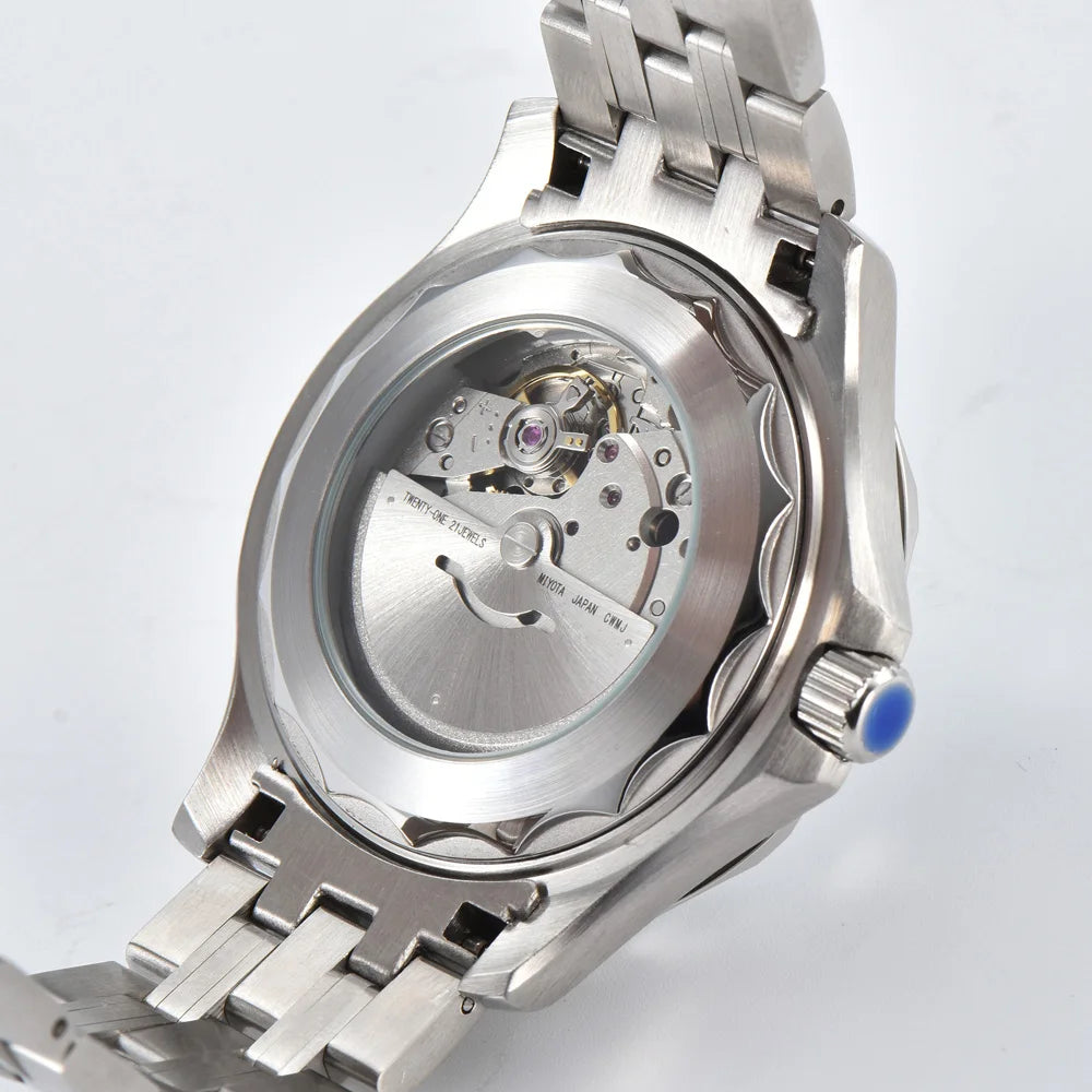 Men's Automatic Mechanical Watch 41mm Stainless Steel Waterproof Case Ceramic Bezel Men's Fashion Business Watch