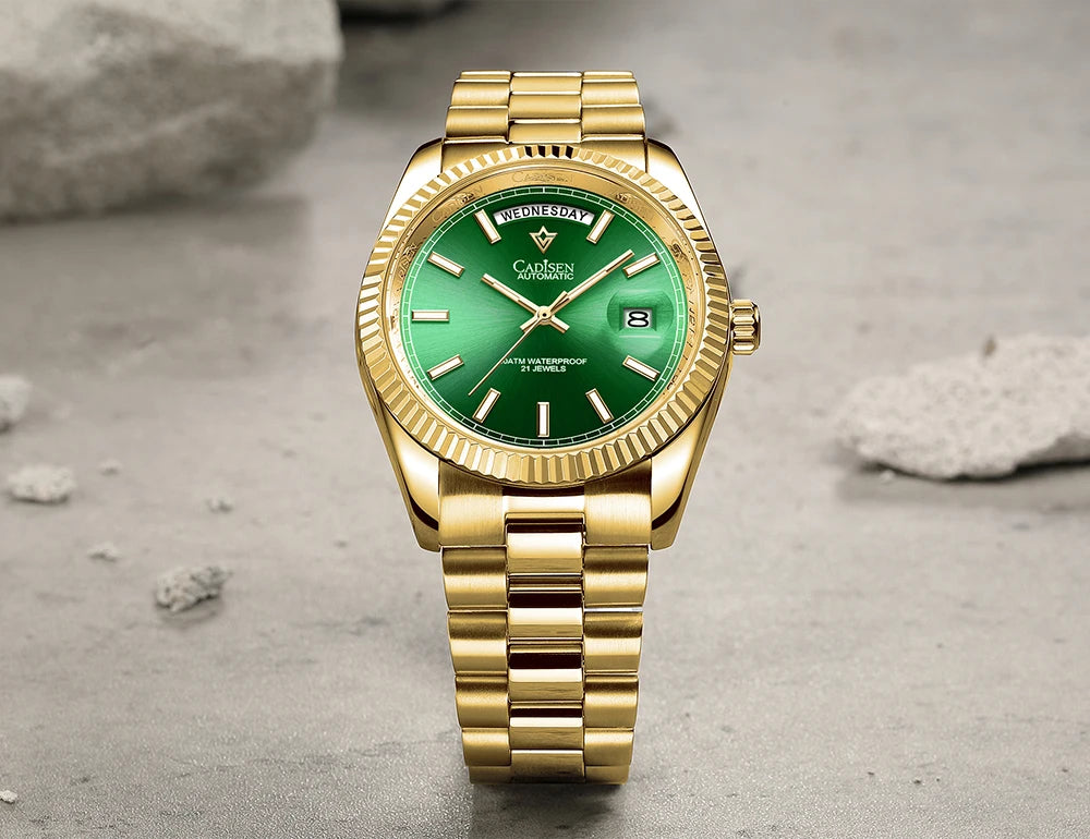 CADISEN DD40 Men's Watches Luxury Automatic Watch Men AR Sapphire Glass Mechanical Wristwatch Men 10Bar MIYOTA 8285 Movement 2023 New
