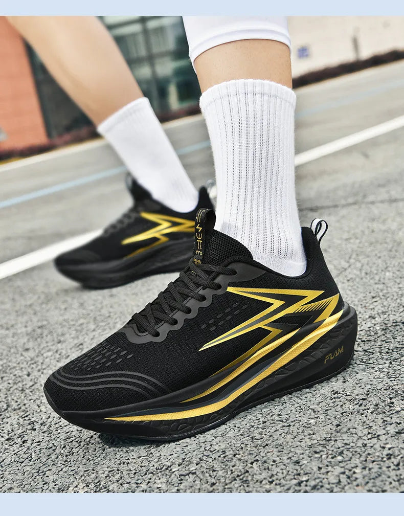 Men's Running Shoes Specialty Marathon Sports Shoes Breathable Lightweight Carbon Plate Women's Trend Athletic Sneakers Women