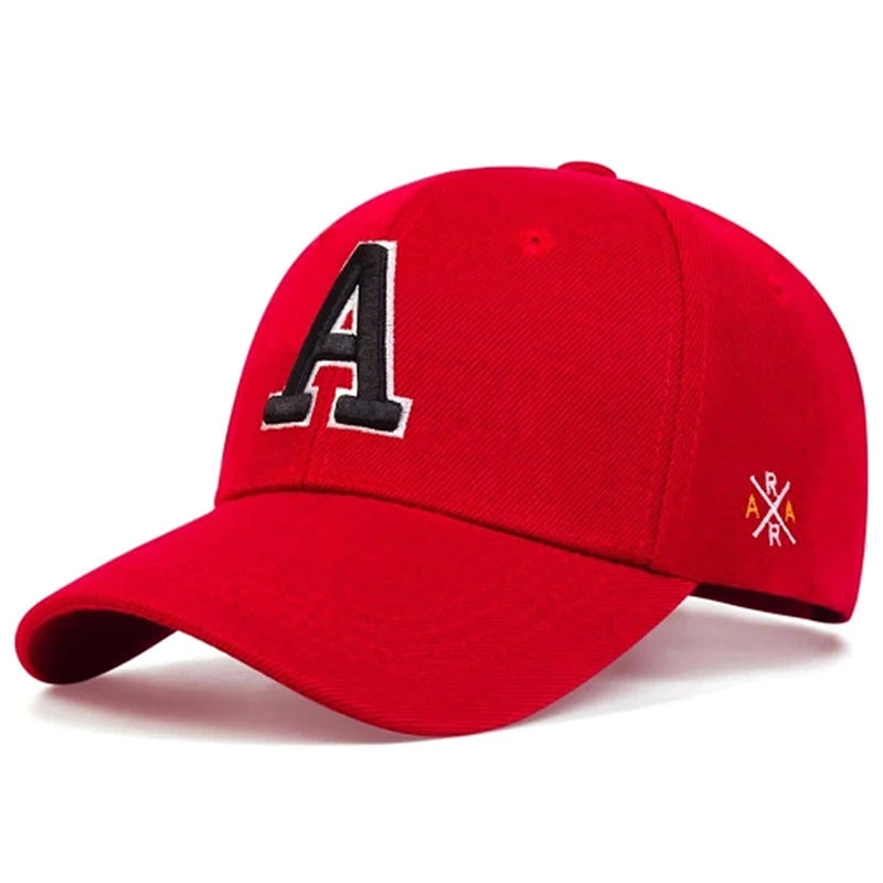 2025 Fashion New Baseball Hat A Letter Side AR Embroidery Outdoor Leisure Sports Daily Decoration Sunshade Hat Street HipHop Hat