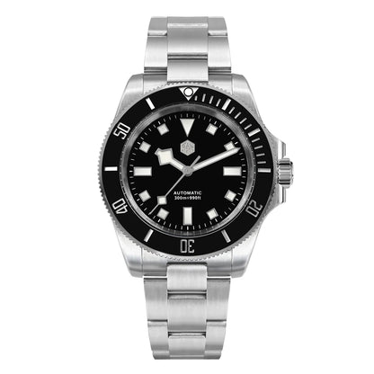 San Martin 40mm Stainless Steel Classic Men Diver Watch Japan NH35 Automatic Mechanical Sapphire Waterproof 300m SN0111