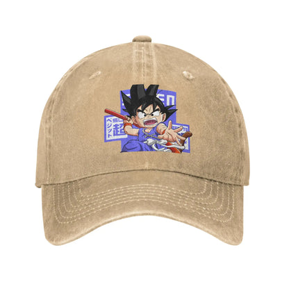Produit gaming premium Fraquane, produits de luxe, nouvelle génération, équipement gamer: Dragon Ball Cap Goku Cool Baseball Cap Hats Visor Protection Snapback Cotton tops gorras
