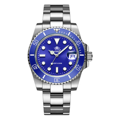ADDIESDIVE Luxury Men's Watch Ceramic bezel BGW9 Super Bright Luminous Leisure Quartz Watch 200m Waterproof Outdoor Sports Watch
