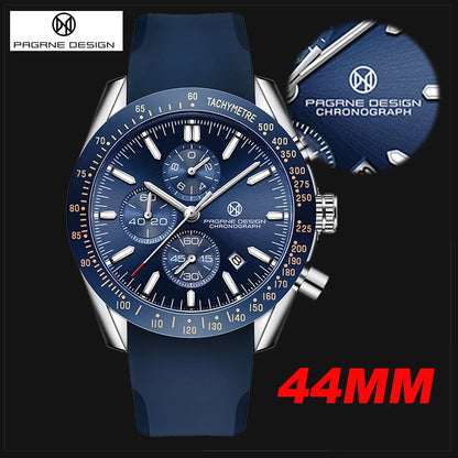 PAGANI DESIGN 45MM 2026 Relógio masculino de quartzo 30M impermeável, luxo business em aço inoxidável Relogio Masculino 5140