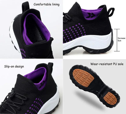 Women Men Comfort Wear Orthowear Shoes, Comfortwear Ortho Stretch Cushion Shoes Breathable  basketball shoes