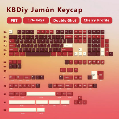KBDiy GMK Illusion Keycap Cherry Profile Double Shot PBT ISO Keycaps For Gamer Mechanical Keyboard Kit Gaming Point Retro Keycap