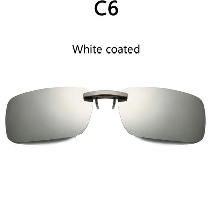 BOYSEEN Polarized Clip Sunglasses Driving Day Night Vision Lens Unisex Sport Fishing Myopia Glasses Men Women Travel Outdoor