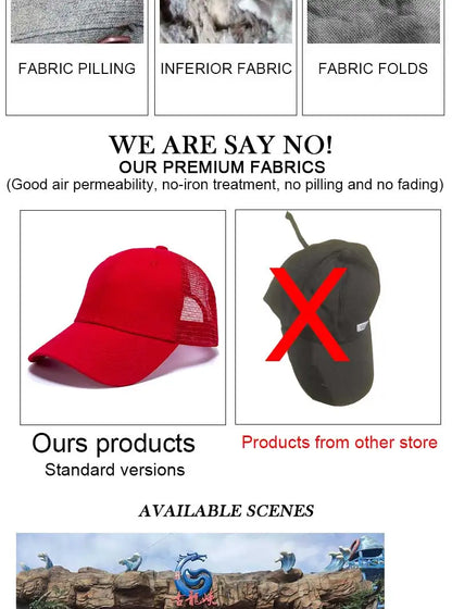 Cappellini da baseball all'ingrosso da uomo, cappellini casual, cappelli in mesh da donna, cappelli unisex con logo personalizzato, cappelli ricamati