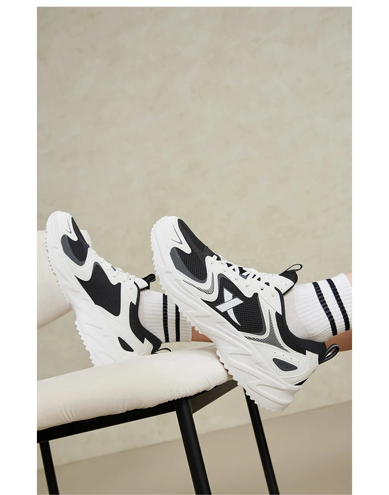 Xtep Casual Shoes For Men  Summer Durability Men's Sports Shoes Wear-Resistant Lace Up Non-Slip Outdoor Shoes 876219320026