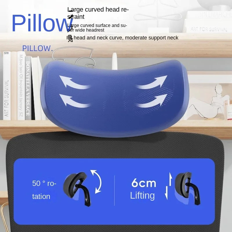 Sedia ergonomica da ufficio in mesh con supporto lombare, sedia da scrivania per computer a schienale alto per adulti, poltrona operativa confortevole per lunghe sessioni