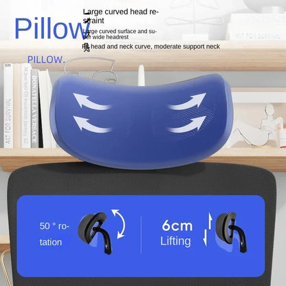 Sedia ergonomica da ufficio in mesh con supporto lombare, sedia da scrivania per computer a schienale alto per adulti, poltrona operativa confortevole per lunghe sessioni