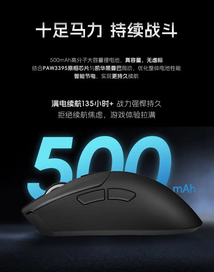 Metaphyuni Metapanda P1 Draadloze Muis P1 Pro Max Paw3395L Lage Latentie Lichtgewicht E-sports Gamingmuis Ergonomisch Pc-gamercadeau