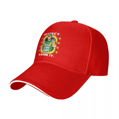 Yellow Wrestling Cena John White Custom Baseball Caps For Mens Unisex Male Beach Sunscreen Hat Snapback Cap