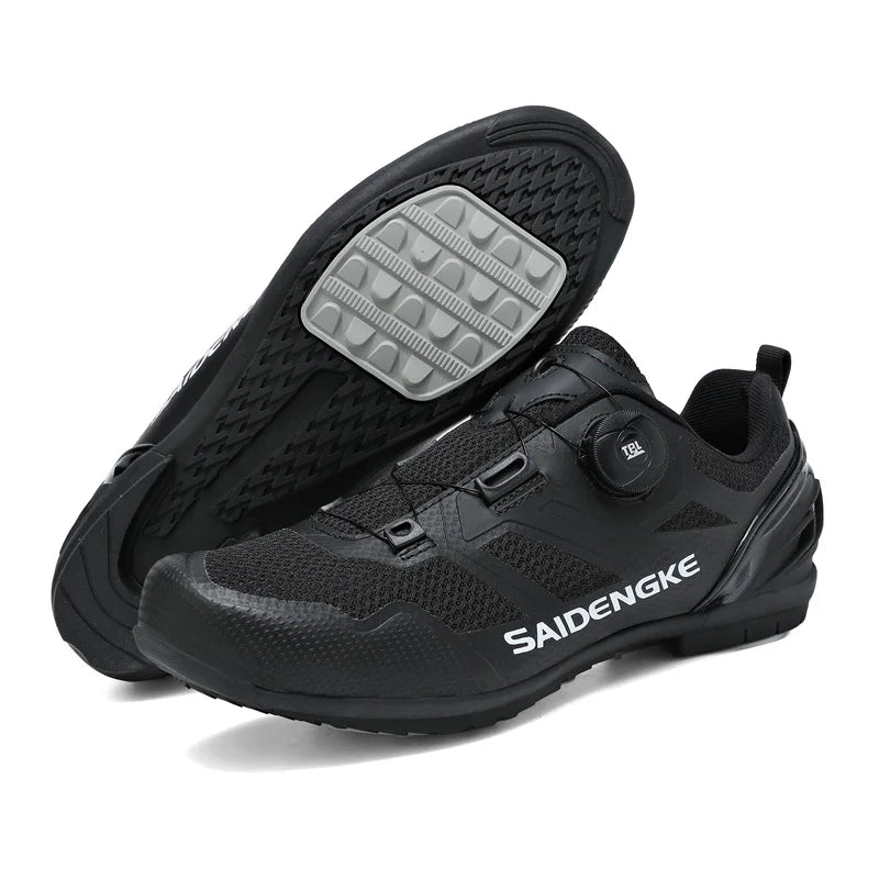 Nouvelles chaussures de cyclisme unisexes, professionnelles, légères, luxueuses, originales, pour route, VTT, course, vélo de mode, vélo de ville, sports de rue
