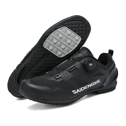 Nouvelles chaussures de cyclisme unisexes, professionnelles, légères, luxueuses, originales, pour route, VTT, course, vélo de mode, vélo de ville, sports de rue