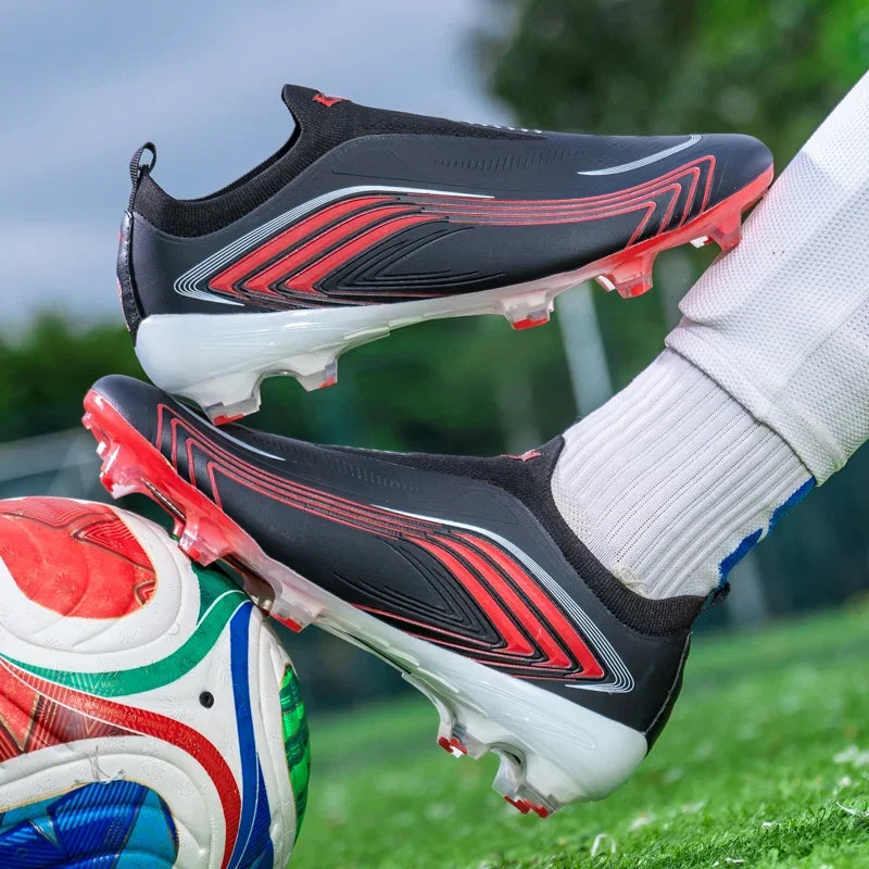 Nouvelles chaussures de football pour hommes, baskets d'entraînement de haute qualité, chaussures de soccer, crampons pour terrain en herbe, futsal, matchs en salle, antidérapantes, best-seller, pour l'extérieur