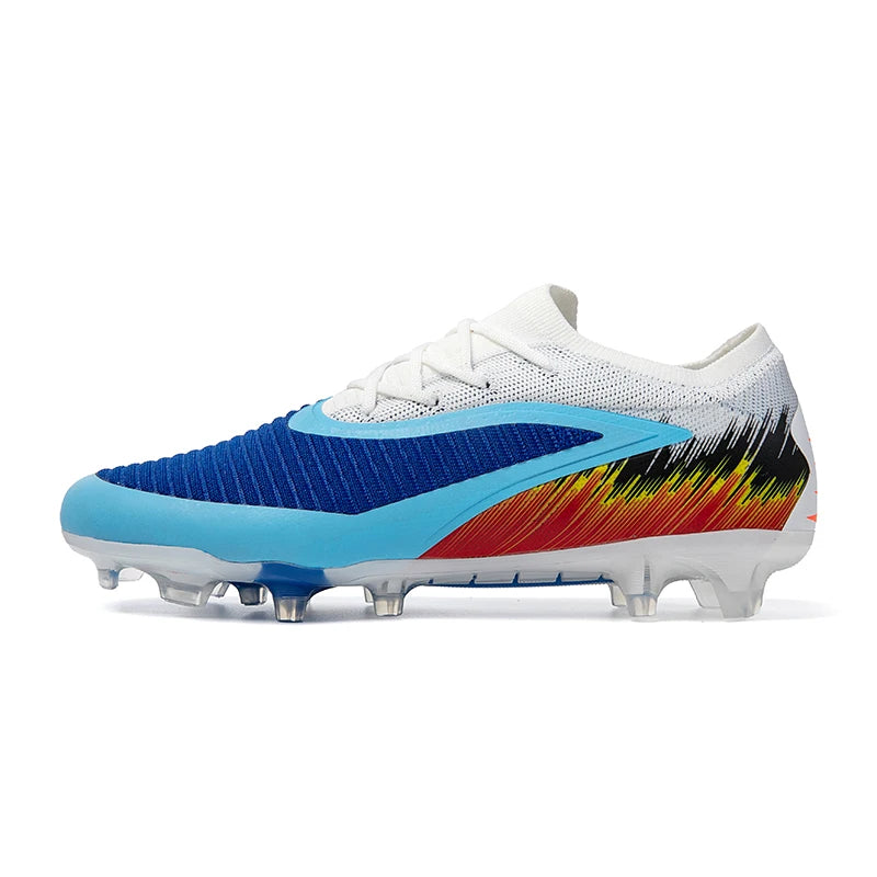Botas de fútbol para hombre, nuevas, para partido y entrenamiento, calzado de fútbol antideslizante con tacos largos FG, ultraligeras, para exterior, zapatillas, dropshipping