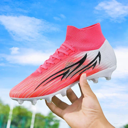 Nouvelles chaussures de football pour hommes, chaussures d'entraînement professionnelles, baskets de match, chaussures de football ultralégères, chaussures de sport pour l'extérieur, antidérapantes, unisexes