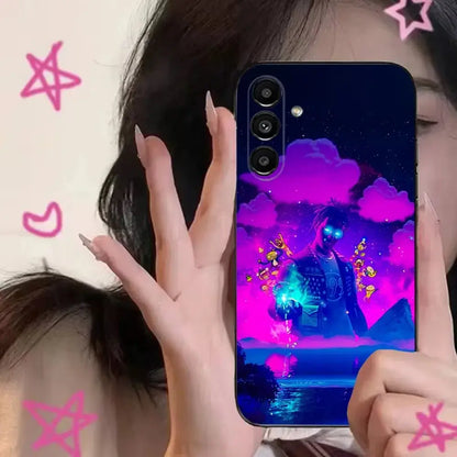 R-Royales F-Fortnites  Phone Case For Samsung S24,S21,S22,S23,S30,Ultra,S20,Plus,Fe,Lite,Note,10,9,5G Black Soft Cover
