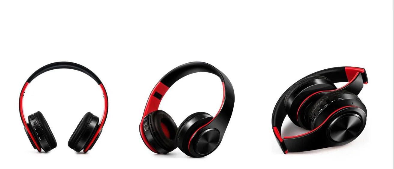 CATASSU Gold Bluetooth Wireless Headphones with Microphone, Stereo Headset, Bluetooth 5.3 Earphones, 40mm HiFi Sound, Foldable Headphones for Android & iOS