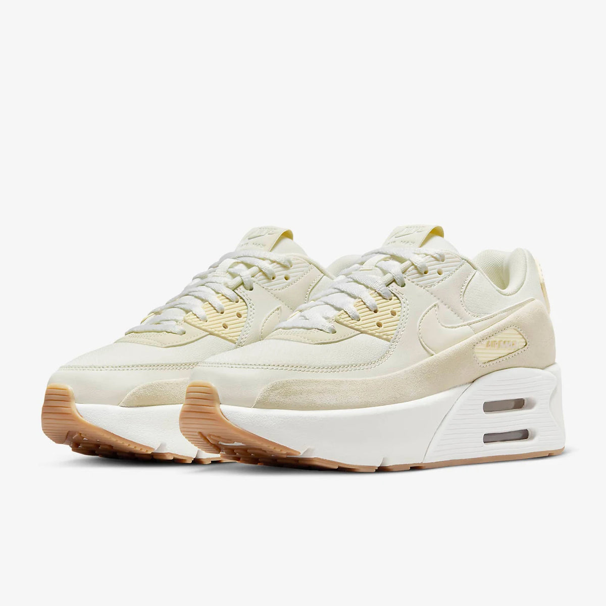 Sneakers da donna Nike Air Max 90 LV8 con plateau, modello low-top, autentiche FD4328-100