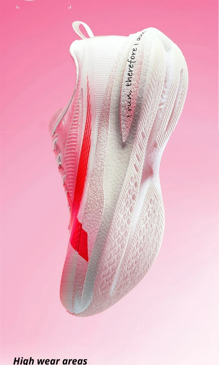 XTEP 2000km PRO Women's Running Sneakers 2026 Spring Cushioned Stability Comfort Lightweight Female Sports shoes 874218110043