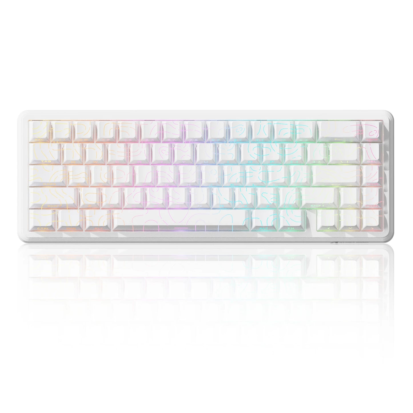 ATTACK SHARK X65 HE Magnetic Switch Rapid Trigger Keyboard, 65% Wired Gaming Keyboard with 8000 Hz Polling Rate