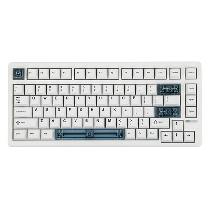 Teclado mecânico magnético EPOMAKER HE80 75% layout US QWERTY Hot-Swap Creamy Gasket com fio Hall Effect DKS SOCD para PC/Mac