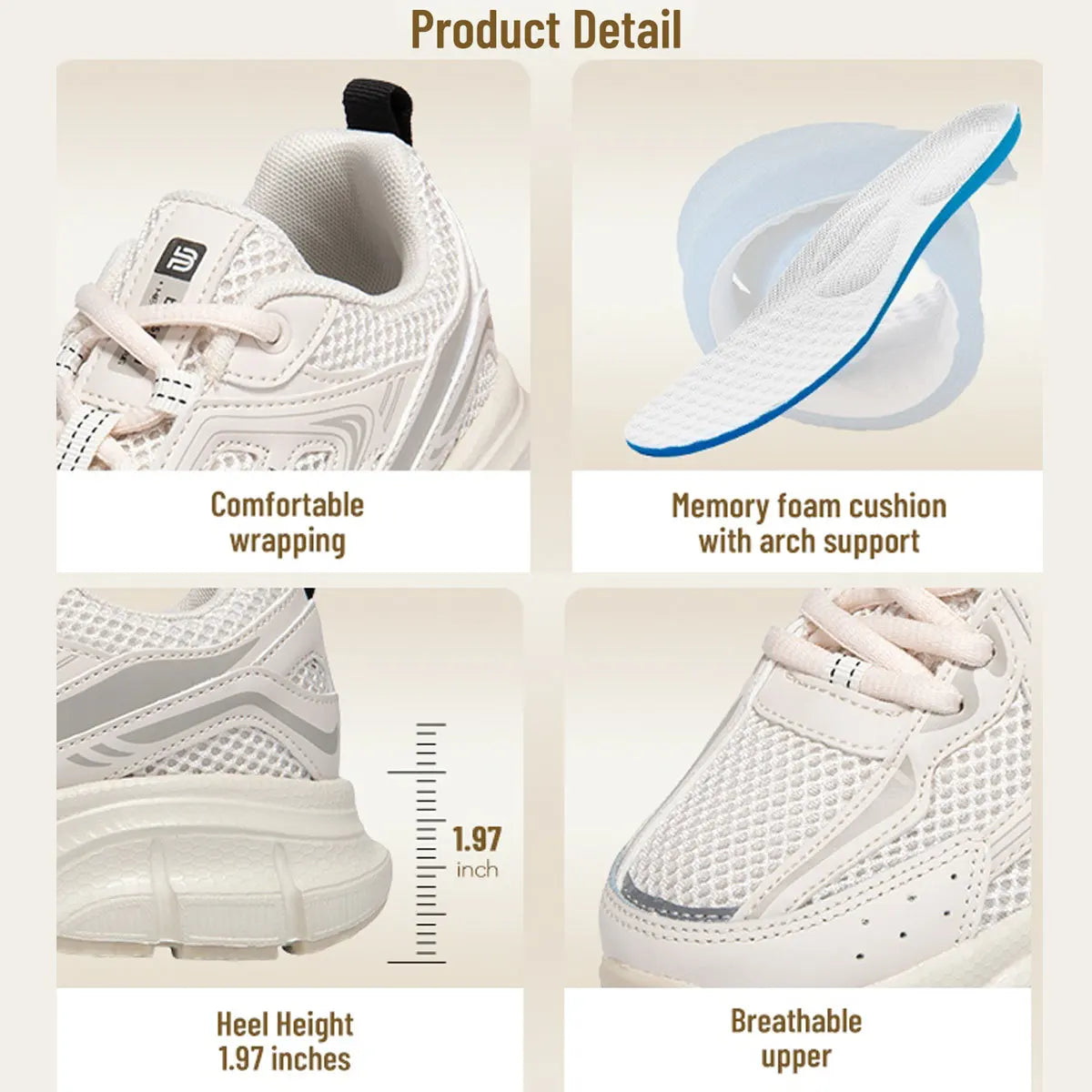 Baasploa Women’s Running Shoes Fashion Lightweight Mesh Non-Slip Jogging Sneakers Female Outdoor Breathable Colorful Casual Shoes