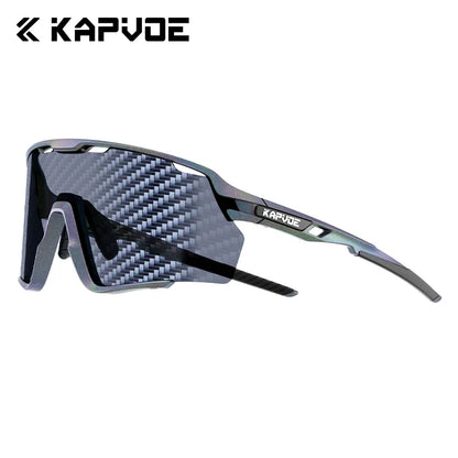 KAPVOE New Technology Nano Lenses Cycling Glasses Outdoor Sports Sunglasses Men Women Road Bike MTB Bicycle UV400 Hiking Goggles