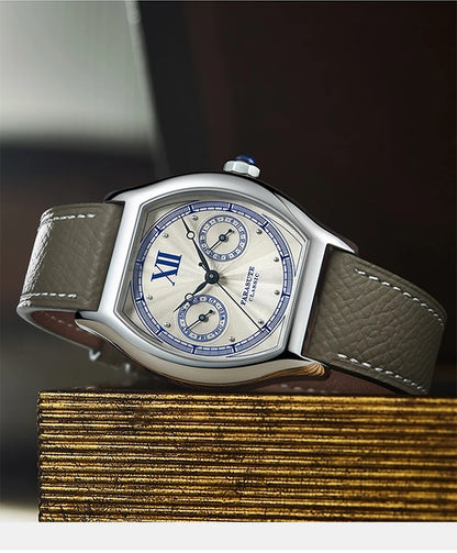 FARASUTE 2024 New 36mm Men's Quartz Watch VH64 Movement Stainless Steel Sports Fashion Sapphire Glass Waterproof Men's Watch