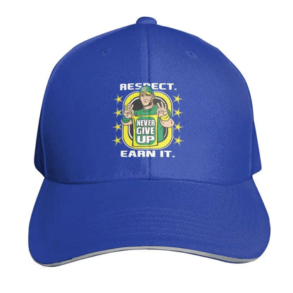 Yellow Wrestling Cena John White Custom Baseball Caps For Mens Unisex Male Beach Sunscreen Hat Snapback Cap