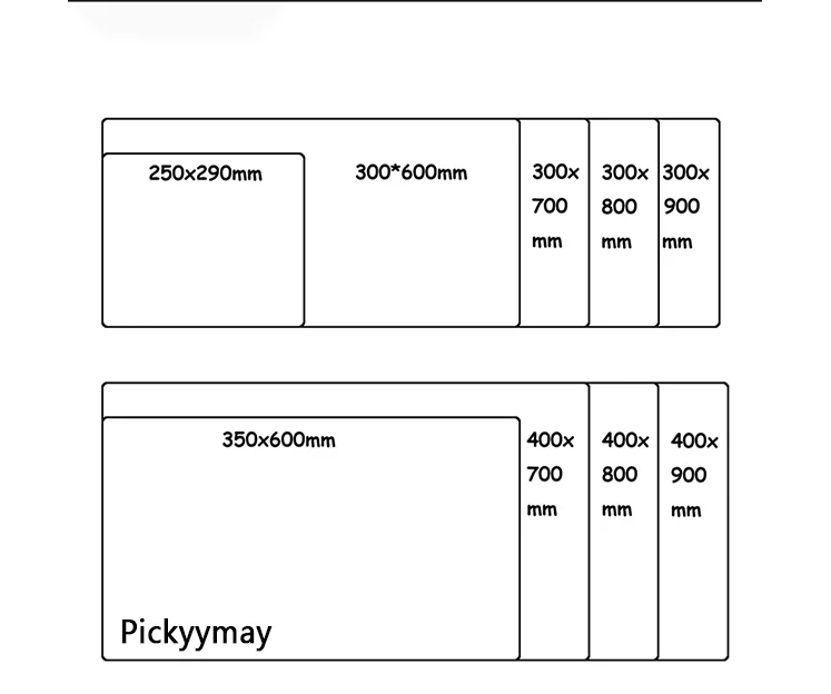 World Of Warcraft Mouse Pad Computer Laptop Mouse Mat Large Mousepad Keyboards Table Carpet  Gaming Desk Play Mats Locking Edge
