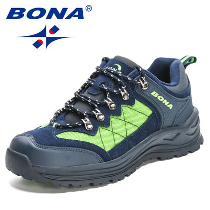 BONA New Designers Turistické boty Trekingové tenisky Pánské boty Pánské trekingové boty Chůze Mansculino Rybaření Kempování Boty na jogging