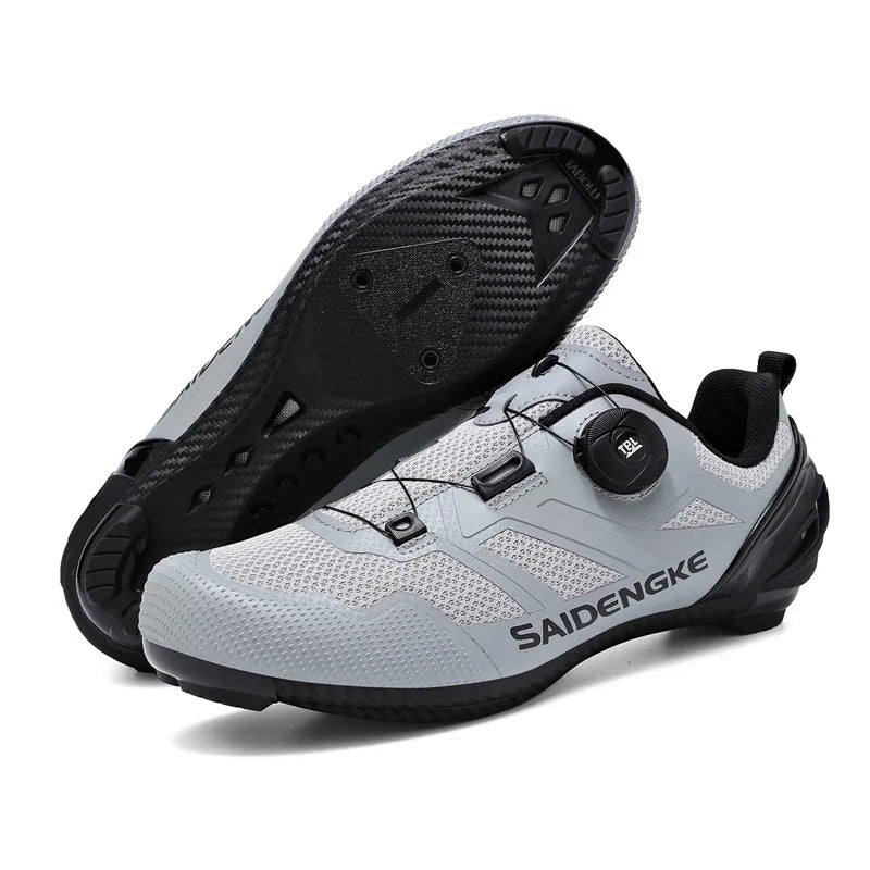 Nouvelles chaussures de cyclisme unisexes, professionnelles, légères, luxueuses, originales, pour route, VTT, course, vélo de mode, vélo de ville, sports de rue