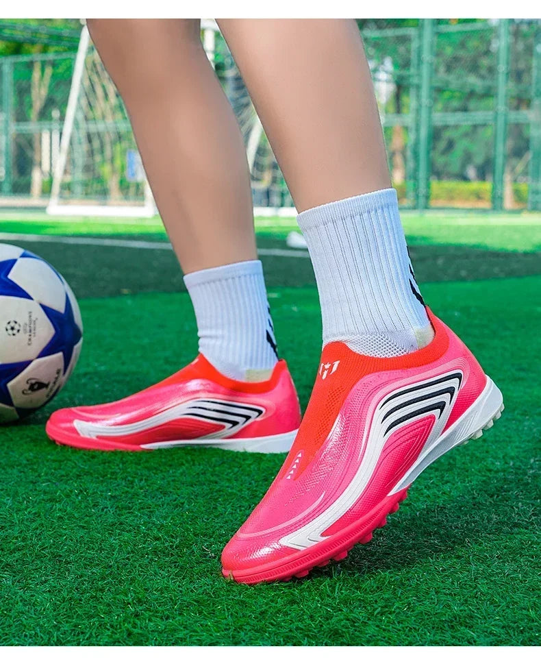 Nouvelles chaussures de football pour hommes, baskets de futsal très populaires, chaussures de football pour matchs sur gazon, entraînement, chaussures de football de haute qualité, crampons antidérapants, pour intérieur