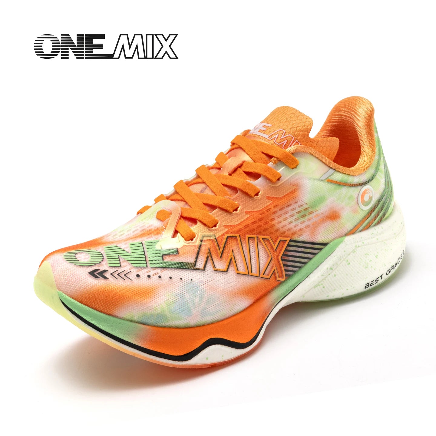 ONEMIX Neue Marathon-Laufschuhe mit Nylon-Carbonplatte, stoßdämpfende Profi-Rennschuhe mit stabiler Unterstützung, ultraleichte Rebound-Sneaker