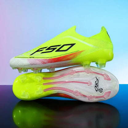 New Men Football Boots Non-Slip Boys Outdoor Hot-selling Soccer Shoes Grass Match Sneakers High-quality Cleats High-top Light