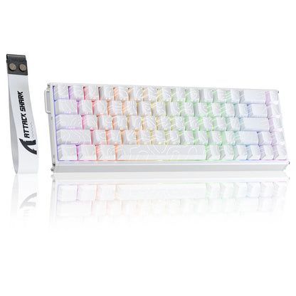 ATTACK SHARK X68MAX HE Rapid Trigger Aluminum Keyboard Magnetic Switch 60% Wired 8KHz Magnetic Keyboard With 0.005mm RT Accuracy