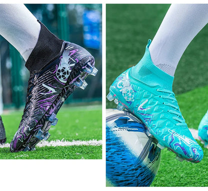 Chaussures de football professionnelles pour hommes, crampons de football, chaussures de football originales pour terrain intérieur, bottes d'entraînement sur gazon TF/FG, baskets