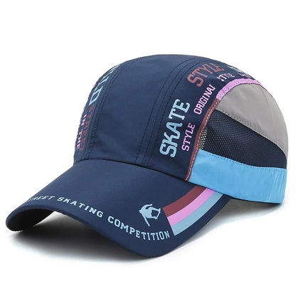 New Summer Quick Drying Thin Breathable Baseball Cap Men Women Sport Outdoor Hiking Climbing Cycling Fishing Run Hat Bone