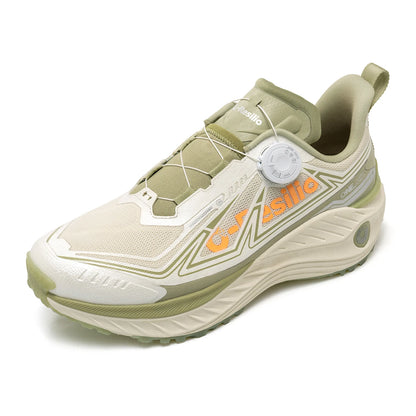 ONEMIX Outdoor Running Sneakers Men Elastic Trail Shoes Lightweight Breathable Women Sneakers Couple Casual Waterproof Shoes