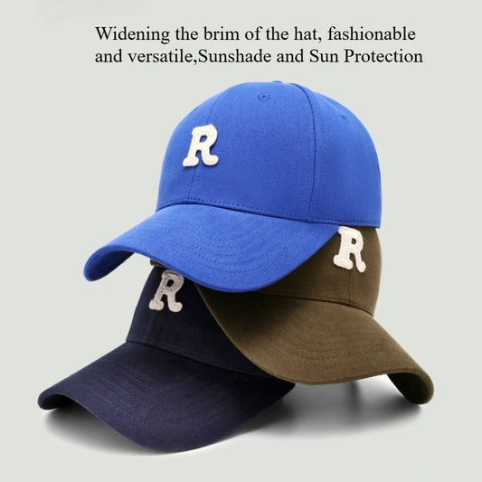New model Big Head Baseball Cap for Men Cotton Outdoor Sport Snap Back Cap Dad Hats R Lette Large Size Deepen Trucker Cap