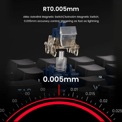 Akko TAC75 HE Magnetic Keyboard 75% Magnetic Switch Rapid Trigger 0.005mm ARGB 8K Polling Rate Wired Gamer Customized Keyboard