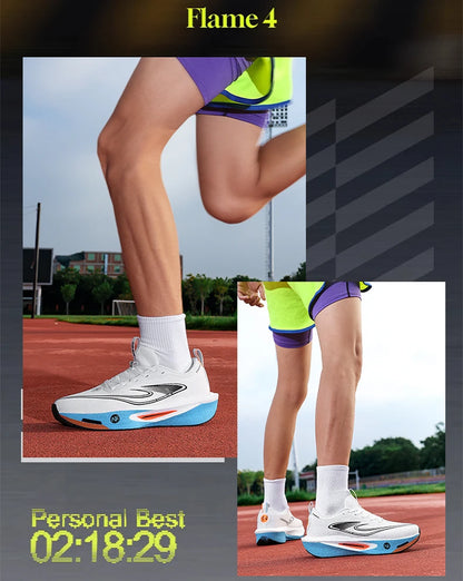 Løbesko med kulfiberplade – specialdesignet til maraton – til mænd – sportssko – åndbare – lette – til kvinder – komfortable – atletiske – skridsikre sneakers