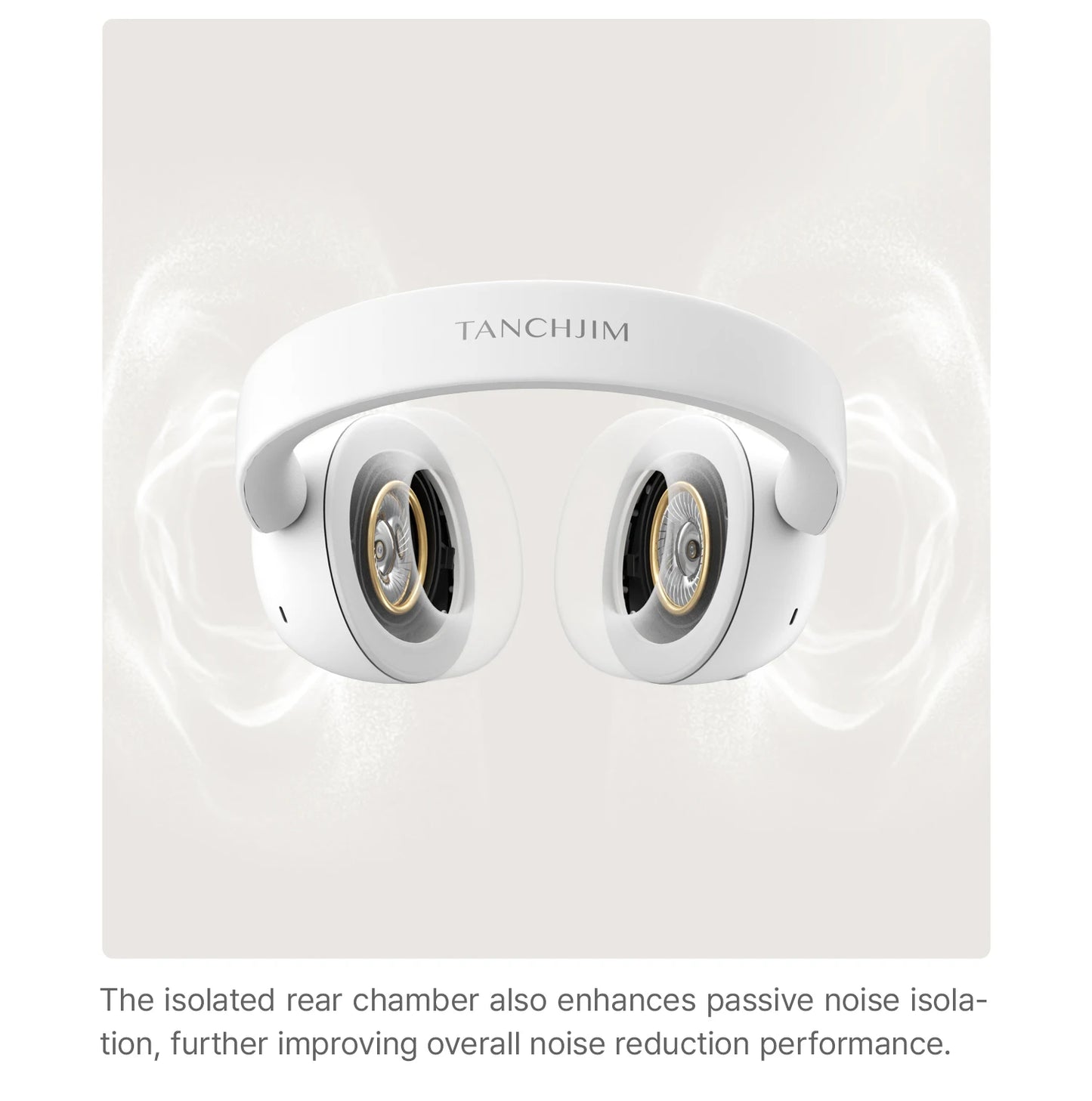 TANCHJIM RITA HiFi Bluetooth Headset Wireless & Wired ANC Headphones, Bluetooth 6.0 LDAC Over-Ear Headphones with 40mm Dynamic Driver, Gaming Headset with ENC & 3.5mm Audio Cable