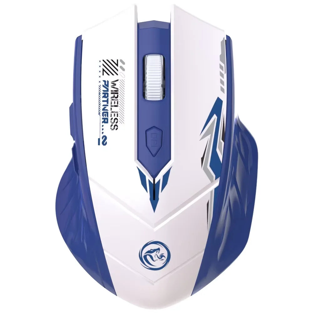 Wireless Gaming Mouse Bluetooth 5.4 Dual-Mode Rechargeable Mouse, 2.4G Wireless Gaming Mouse with 1600 DPI Ergonomic Design for PC, Laptop & Office
